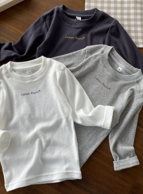 【lemon pouch】糯糯棉/厚质柔软/吸湿/四季打底衫长袖T恤