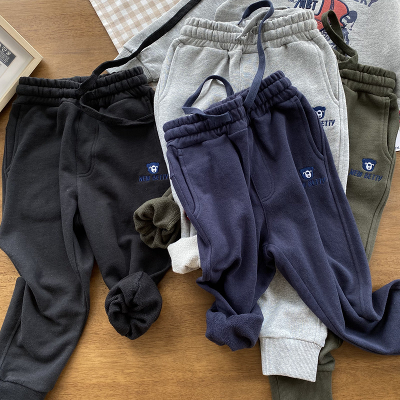 基本款要的就是好版型* 5岁-14岁都能穿 男童针织运动裤 秋季卫裤