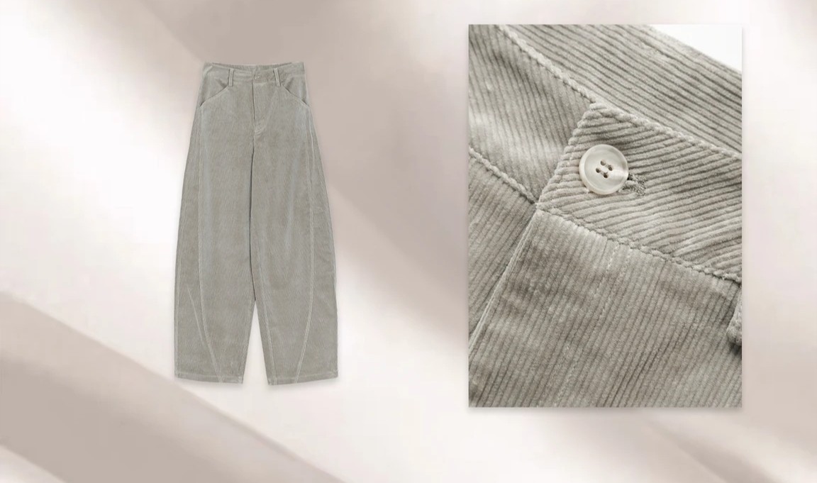 复古港风立体剪裁褶皱花纹休闲裤修身九分秋季宽松HBT0699,女装/女士精品,休闲裤,淘宝优惠券,粉丝福利购,淘宝优惠卷