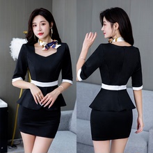 美容师工作服女高端秋冬气质职业套装养生师spa足疗足浴技师服装