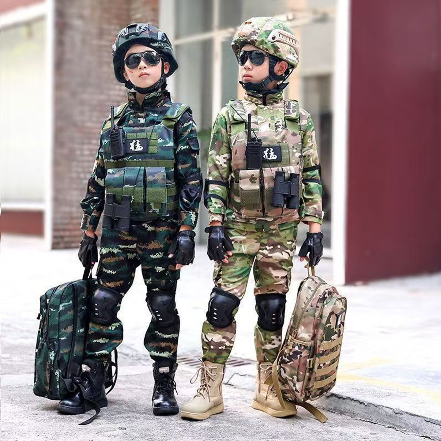 儿童迷彩服套装特种兵作战训练服