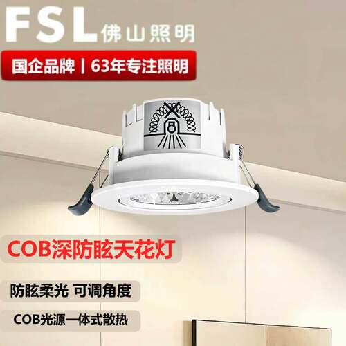 FSL客厅led嵌入式射灯天花灯佛山