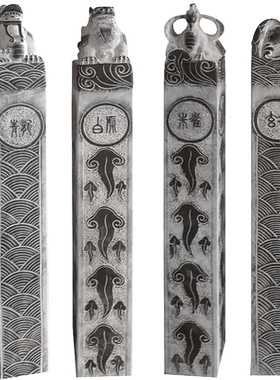 子凡拴马桩石雕仿古四方神兽做旧