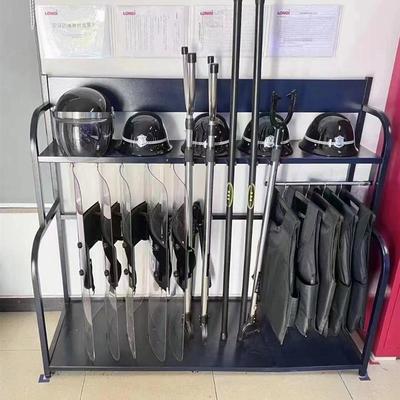 安保器材架校园保安装备架保卫室门卫防爆安防摆放柜八件套存储柜