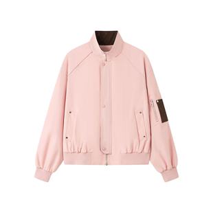 棒球服三防外套YT 珩绣美式 新款 飞行夹克春季 26001 拼接短款