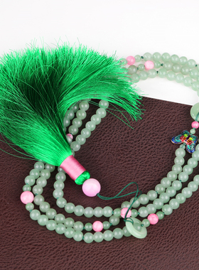 琉璃圆珠女性价比高长项链原创