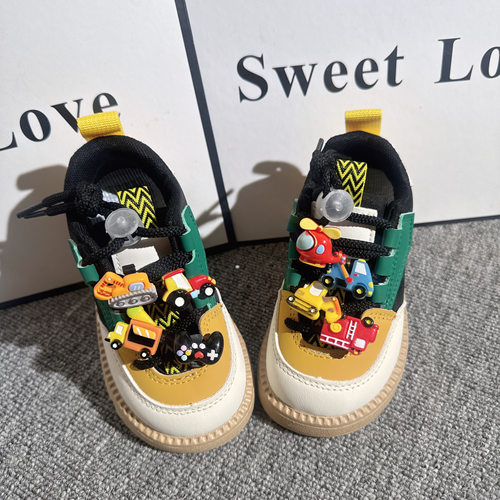 男童运动鞋帅气卡通男宝宝休闲鞋