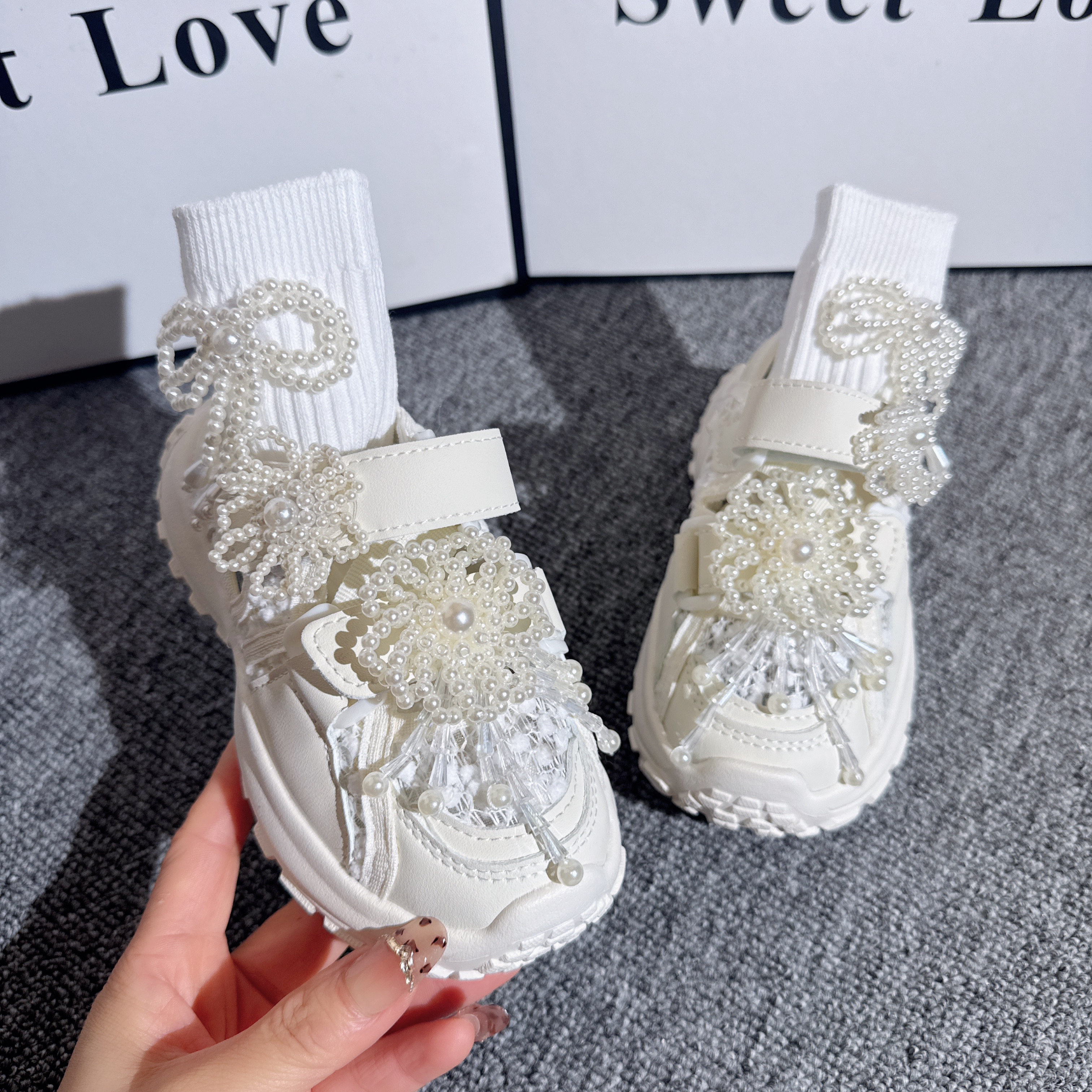 女童凉鞋2026春夏新款儿童运动凉鞋女宝网鞋中大童时尚公主包头鞋