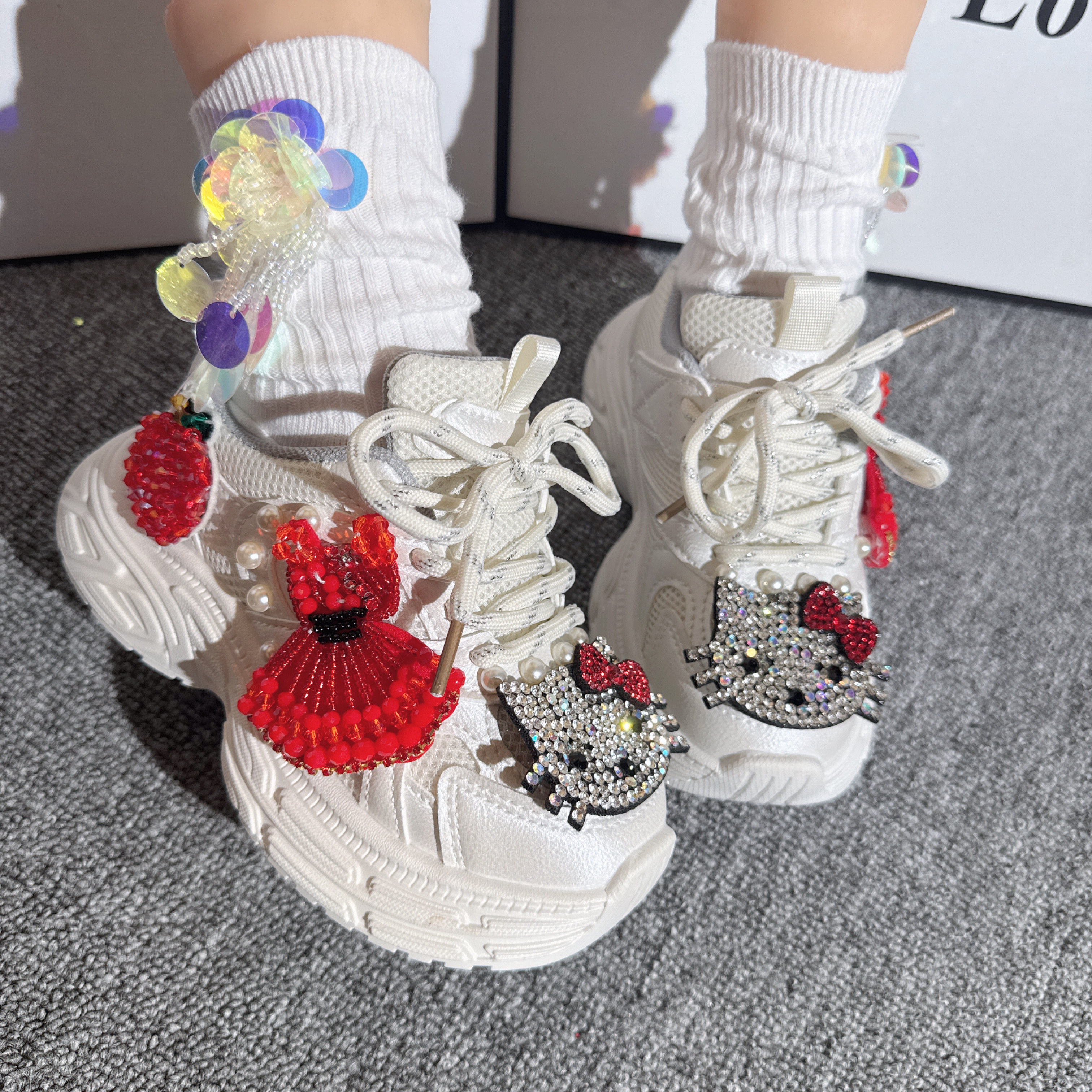 女童运动鞋2026秋新款儿童老爹鞋