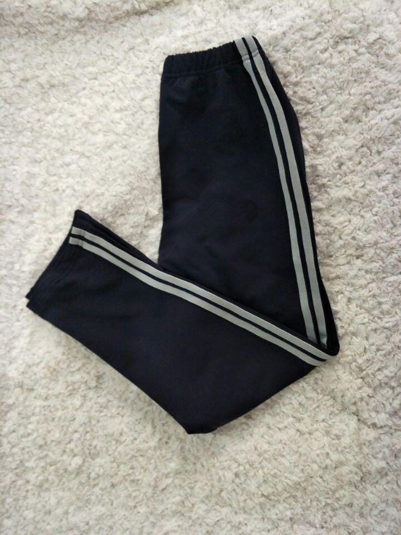 秋冬款加绒保暖纯棉训练裤两条灰