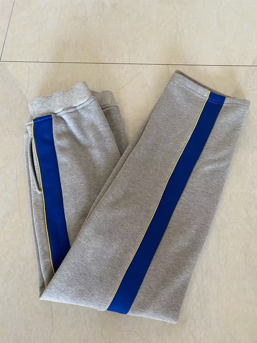 校服裤子男女宽松春秋直筒灰色中学生一条杠小学生两道杠加绒校裤