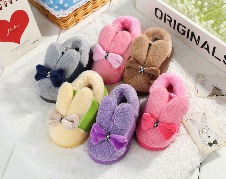 Pantoufles enfants en autre - semelle plastique - Ref 1010203 Image 4