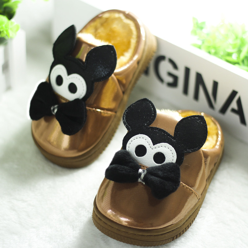 Pantoufles enfants en autre pour hiver - semelle EVA - Ref 986314 Image 4