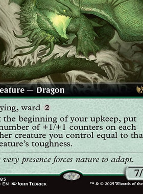 万智牌 金 林冠伟巨龙 龙岚录 TDC 英文扩画平 Canopy Gargantuan