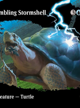 万智牌 徐行飓壳龟 Ambling Stormshell 英文 TDM