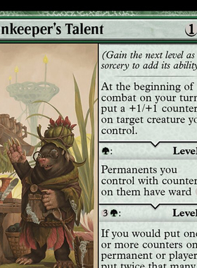 万智牌 BLB  金 旅店主才能 Innkeeper's Talent 英文 平卡