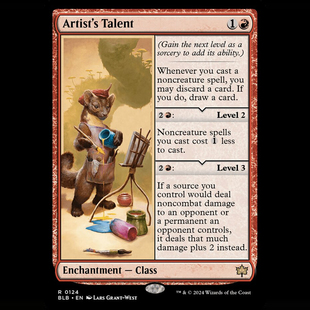 万智牌 艺术家才能/Artist's Talent blb 英文