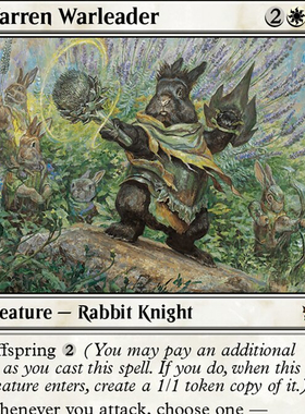 万智牌 闪 繁殖地战领/Warren Warleade blb 标记/英文
