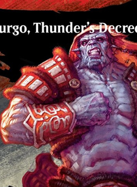 万智牌 平雷霆之裁珠高 Zurgo, Thunder's Decree英文TDM异画闪