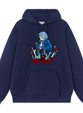 传说之下连帽卫衣 undertale 骷髅兄弟游戏周边sans动漫衣服帽衫