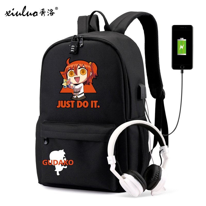 秀洛fate书包男FGO动漫周边二次元双肩包女小学生命运咕哒子背包