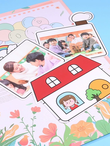 Детский фотоальбом для детского сада, фоторамка, наклейка, «сделай сам»