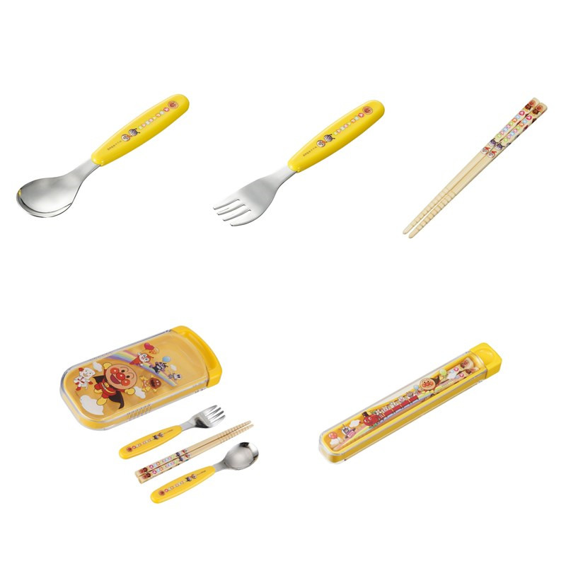 日本本土LEC面包超人儿童餐具套装 宝宝筷子叉勺子 带存储盒在类目 尿片/洗护/喂哺/推车床, 水杯/餐具/研磨/附件, 儿童餐具中 - 来自Buy2taobao.com提供专业的淘宝代购服务