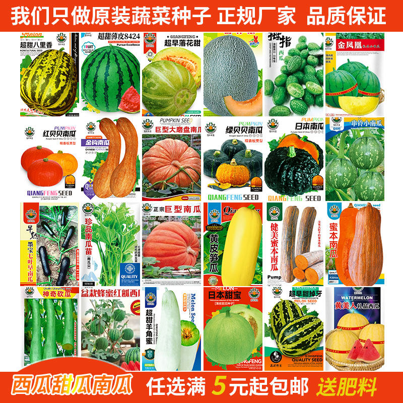 西瓜种子南瓜水果香瓜哈密瓜羊角蜜白沙蜜甜瓜绿宝石礼品西瓜种籽,鲜花速递/花卉仿真/绿植园艺,家庭园艺种子,淘宝优惠券,粉丝福利购,淘宝优惠卷