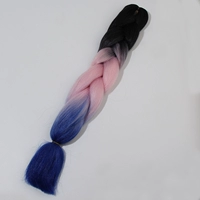 Черный вентилятор пудрик синий