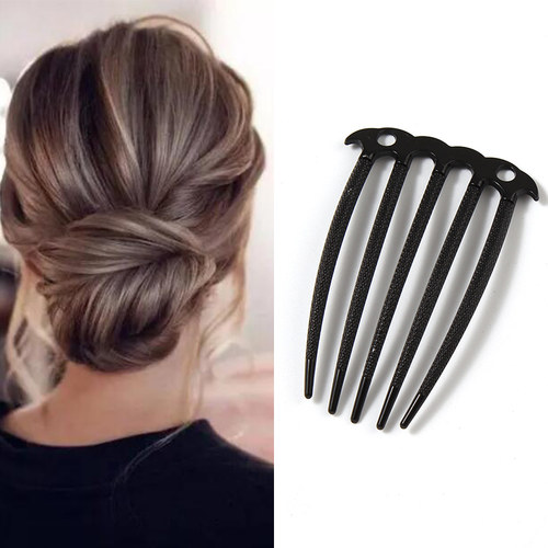 发梳顶夹金属简约无焊点不勾发