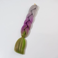 Серая пурпурная паста зеленая