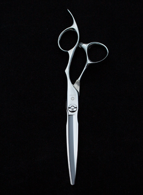 日本进口NISHIDA西田美发剪刀 发型师专用 蛤刃6.0寸干湿两用平剪