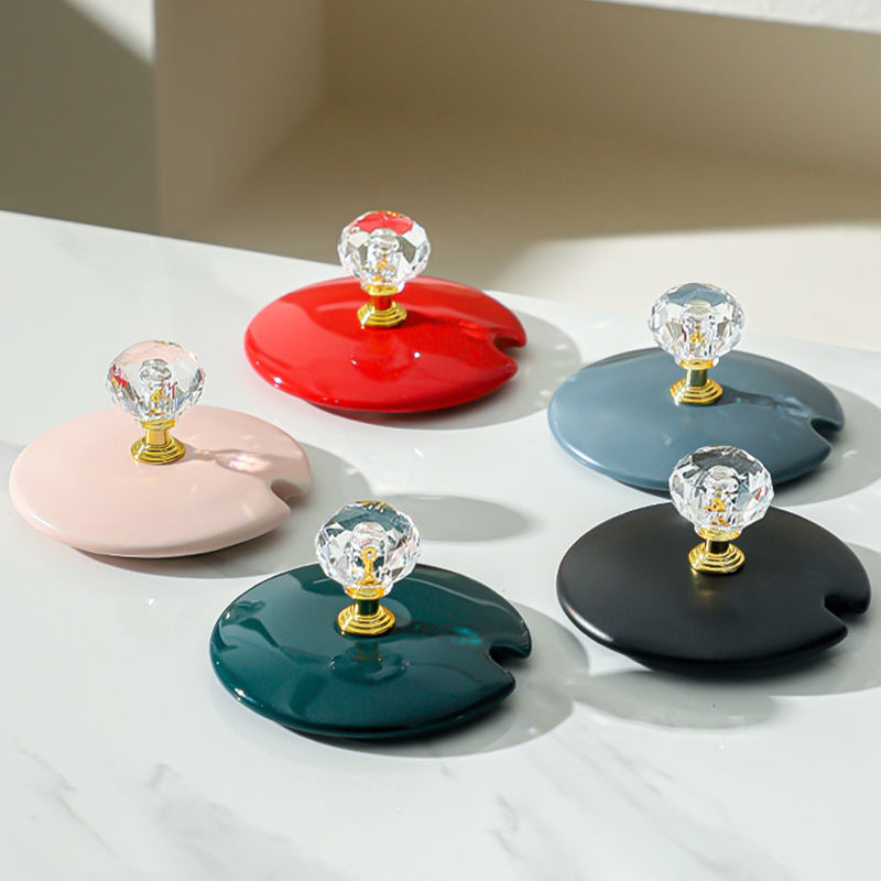 陶瓷杯盖开口通用大茶杯盖子单卖