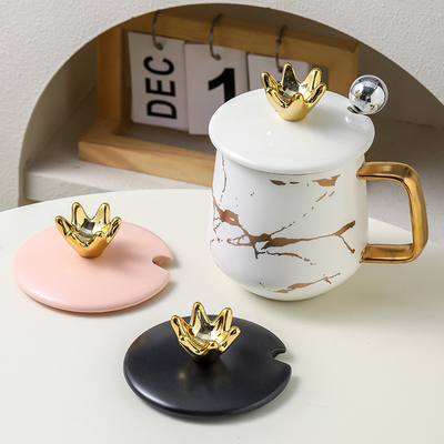 万能马克杯盖子带缺口通用大口径