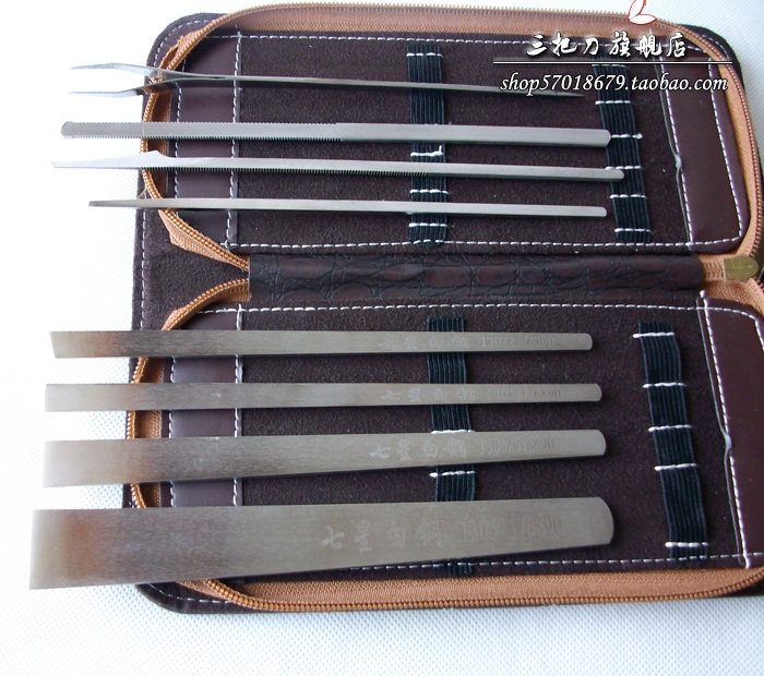 정통 양주 페디큐어 칼 XIE YIDAO 전문 기술자 마스터 나이프 페디큐어 도구 두꺼운 3MM 7성 흰색 강철