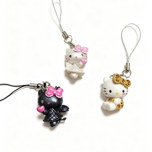 日系自制款Kitty天使恶魔款凯蒂猫手机包包迷你挂饰闺蜜情侣款