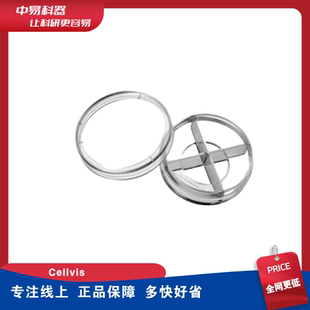 Cellvis D35C4-20-0-N 35mm4孔玻底皿，0号玻片厚度0.085-0.115mm