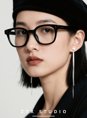 ZTX 流苏珍珠耳夹女无耳洞绝美超长银色方圆脸耳饰无痛蚊香盘耳环
