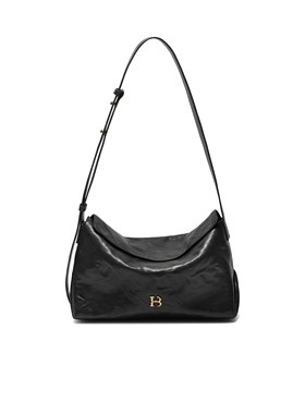 百丽包包女2025新款植鞣手抓纹枕头包通勤单肩斜挎小方包X7425DX5