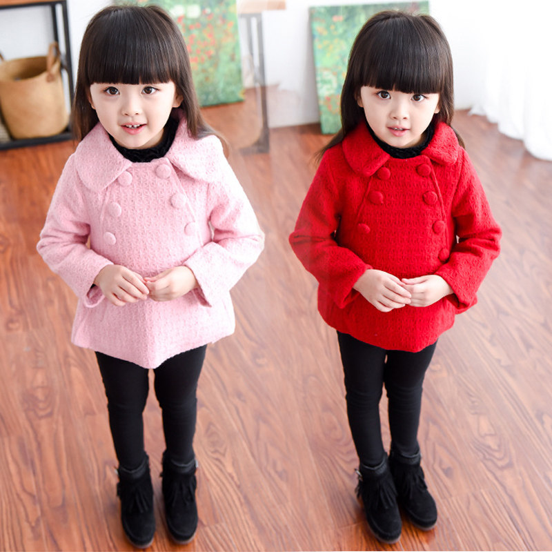 Manteau pour fille en cachemire - Ref 2162249 Image 1