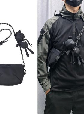 轻量随身斜挎小包能装手机充电宝背带可以扎娃能取下来当手机挂绳