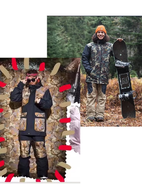 Airblaster (ab) 男款单板滑雪雪服  防水防风 清仓赠送同品牌护