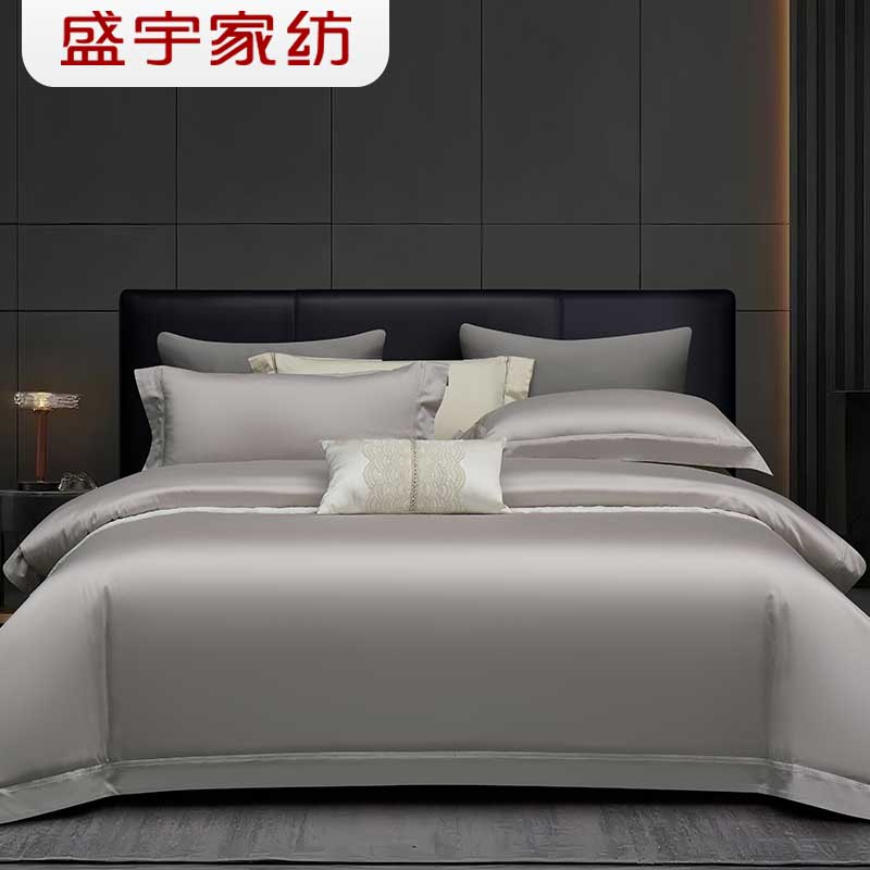 盛宇家纺 2025秋冬新品 100支奢丝棉绣花四件套 180*200 星缇