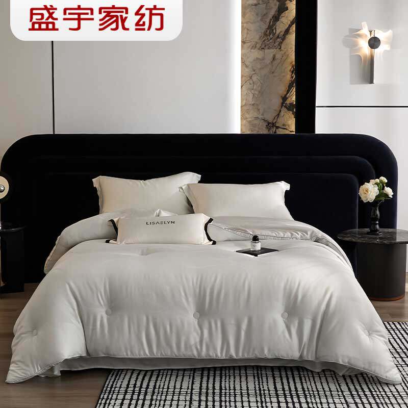 盛宇家纺 2025秋冬新品 御品天蚕丝柔暖二合一被芯 220*240/3750g