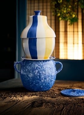 BB家生活馆丹麦HAY创意 cookie jar饼干罐家用摆件茶叶咖啡陶瓷罐