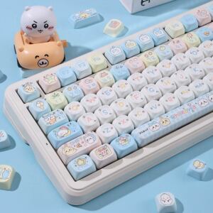 吉伊卡哇键帽MOA高度客制化小八乌萨奇吉一机械键盘帽hi75 98 108