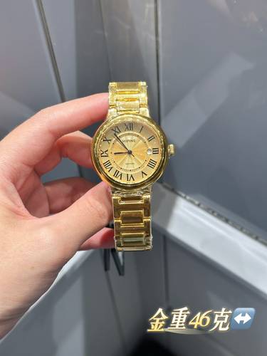 足金999西普尼黄金手表女表送女友礼物