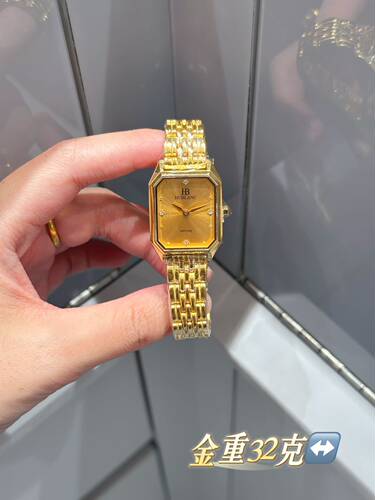 足金999宇珀黄金手表女表送女友礼物