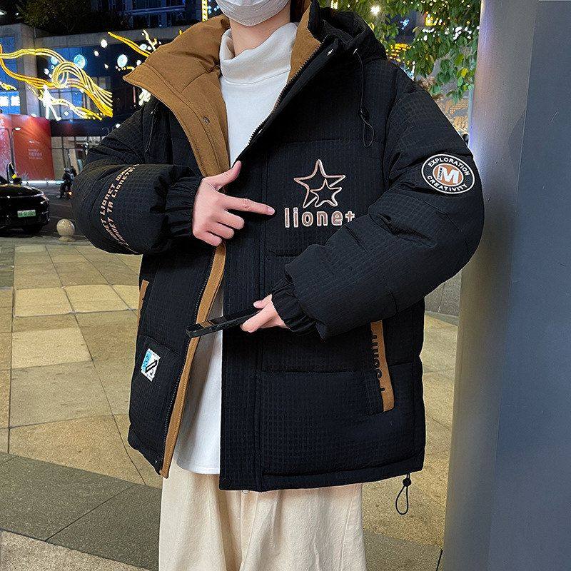 冬季青少年冬天棉服男款初中高中学生棉衣外套大童冬装保暖棉袄子