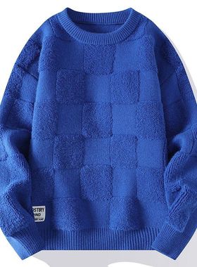 【新品】WE8271-P55 秋冬新款休闲毛衣男长袖针织衫 群文件7.28